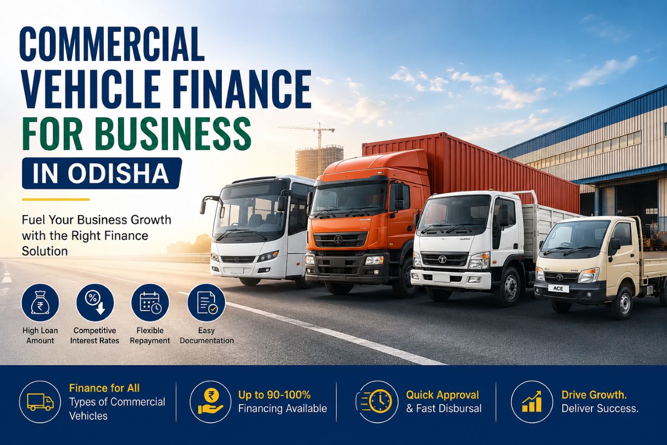 Commercial Vehicle Finance for Business in Odisha