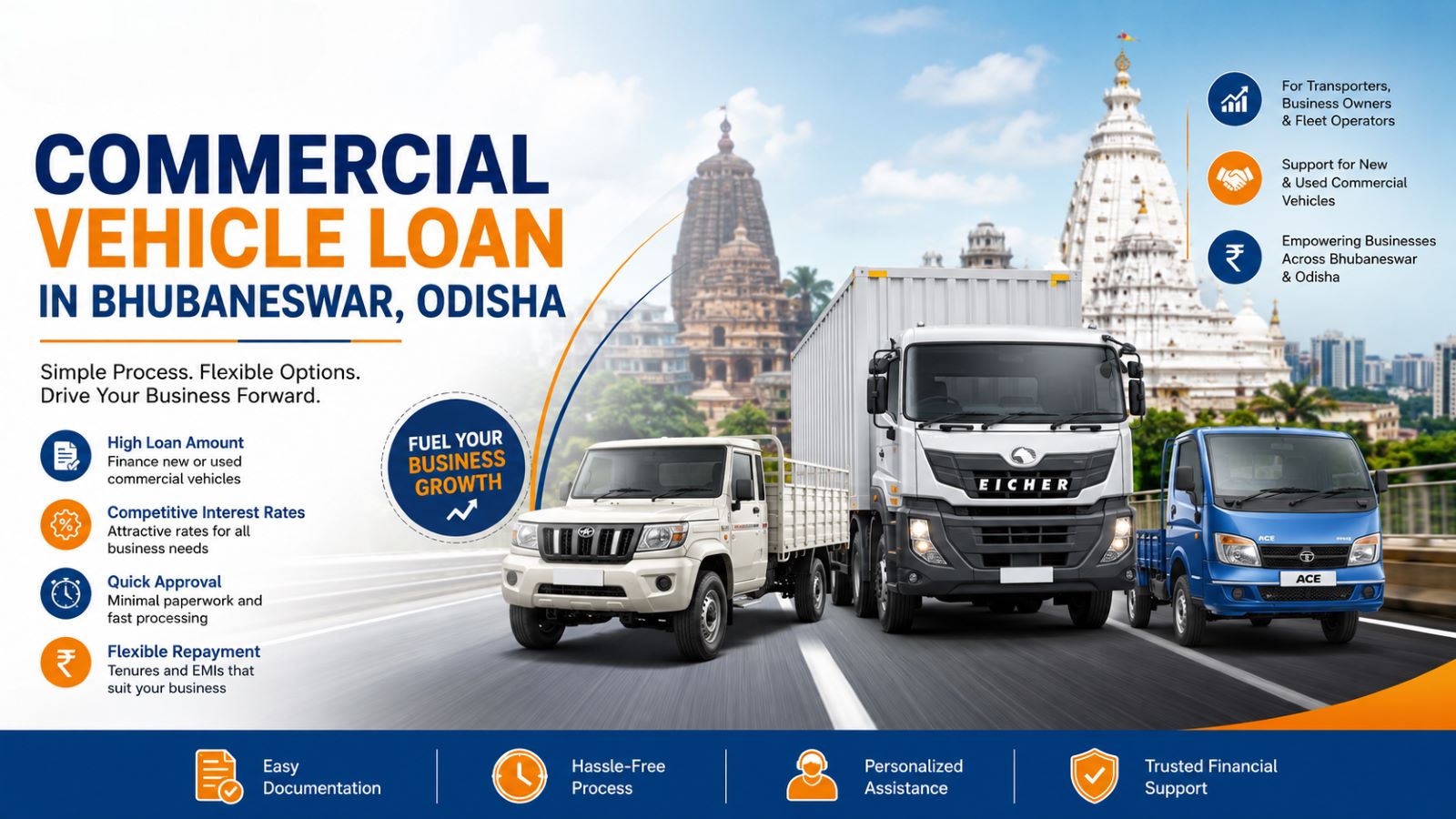 Commercial Vehicle Loan in Bhubaneswar Odisha by EzyLoan