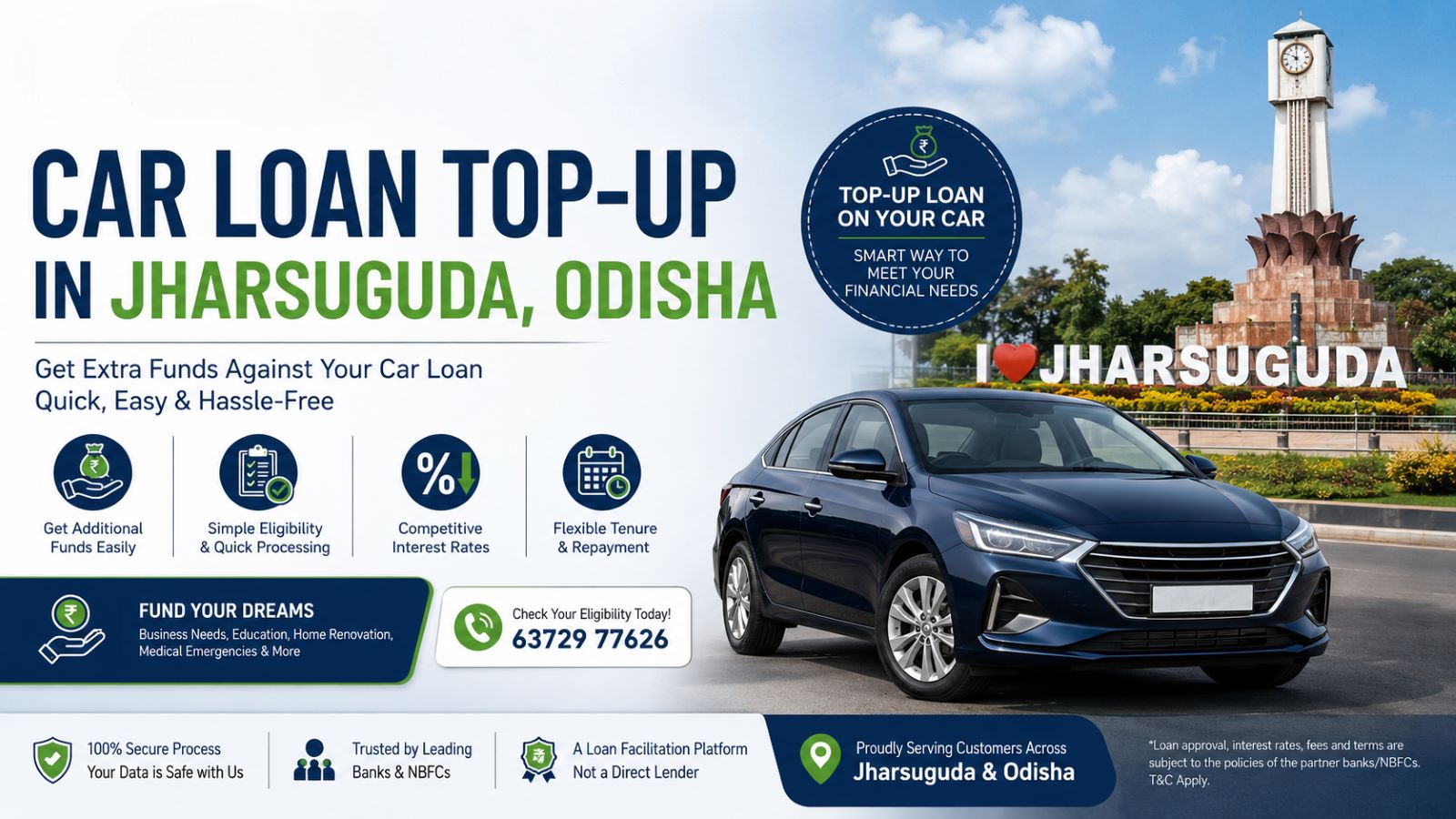 Car Loan Top-Up in Jharsuguda Odisha – EzyLoan