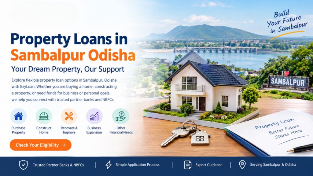 Property Loans in Sambalpur Odisha with EzyLoan